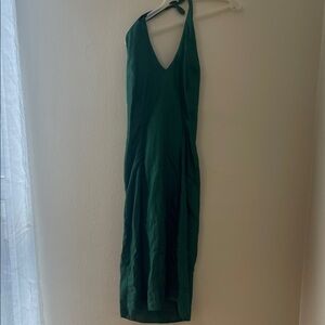 Vintage Green Halter Dress